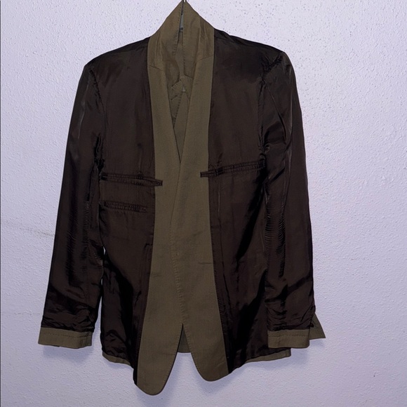 Dries Van Noten Tan Khaki Brown Blazer Sport Coat 40 R - Picture 11 of 13